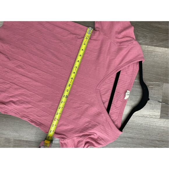 ANA A New Approach Pink Striped V-Neck Blouse Cotton Top, Size XXL - Picture 8 of 10